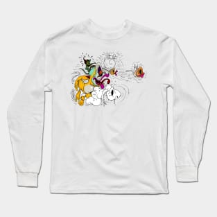 SKATING BLOODY RABBIT 08 Long Sleeve T-Shirt